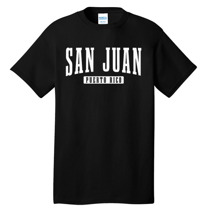 San Juan Puerto Rico Pride Puerto Rican Boricua Tall T-Shirt