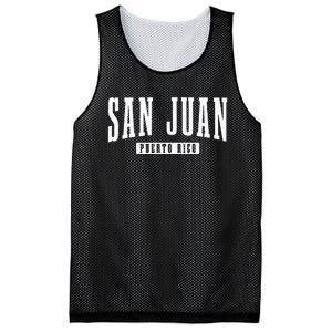 San Juan Puerto Rico Pride Puerto Rican Boricua Mesh Reversible Basketball Jersey Tank