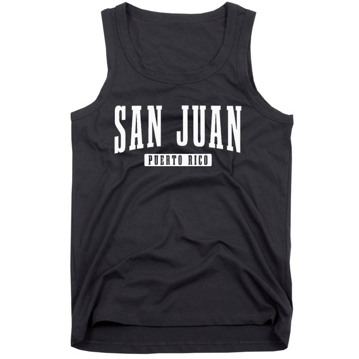 San Juan Puerto Rico Pride Puerto Rican Boricua Tank Top