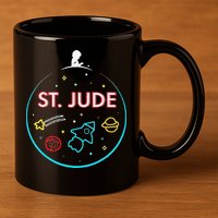 St. Jude Patient Ty Rocket New 11oz C Handle Ceramic Mug