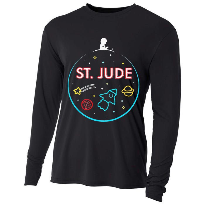 St. Jude Patient Ty Rocket New Cooling Performance Long Sleeve Crew