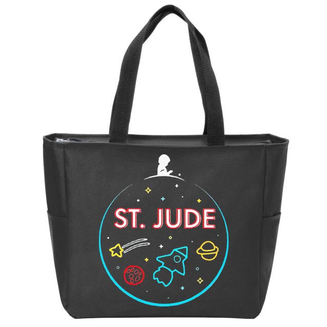 St. Jude Patient Ty Rocket New Zip Tote Bag