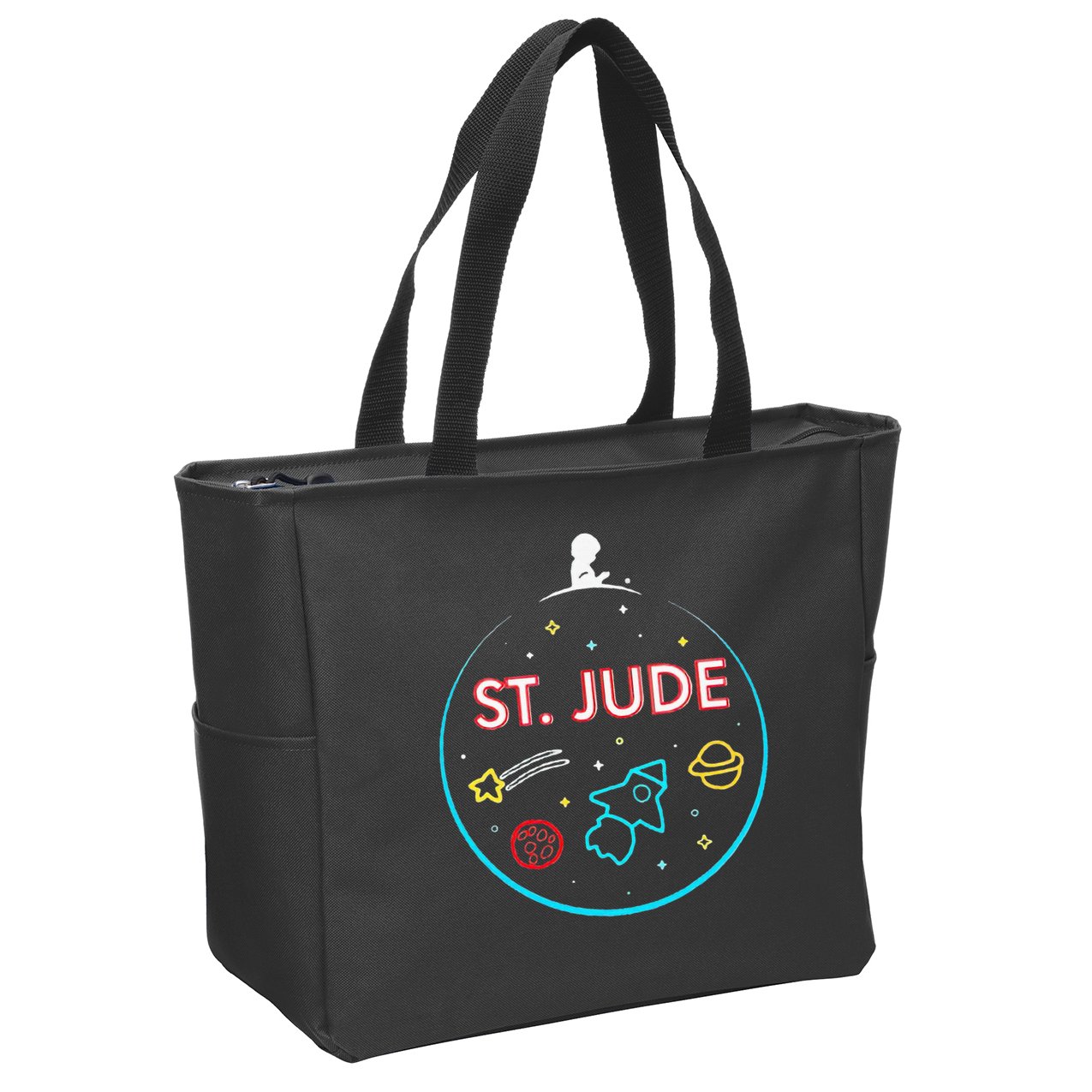 St. Jude Patient Ty Rocket New Zip Tote Bag