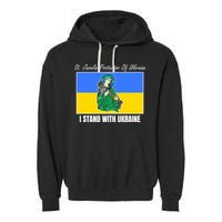 St. Javelin Protector Of Ukraine I Stand With Ukraine Garment-Dyed Fleece Hoodie