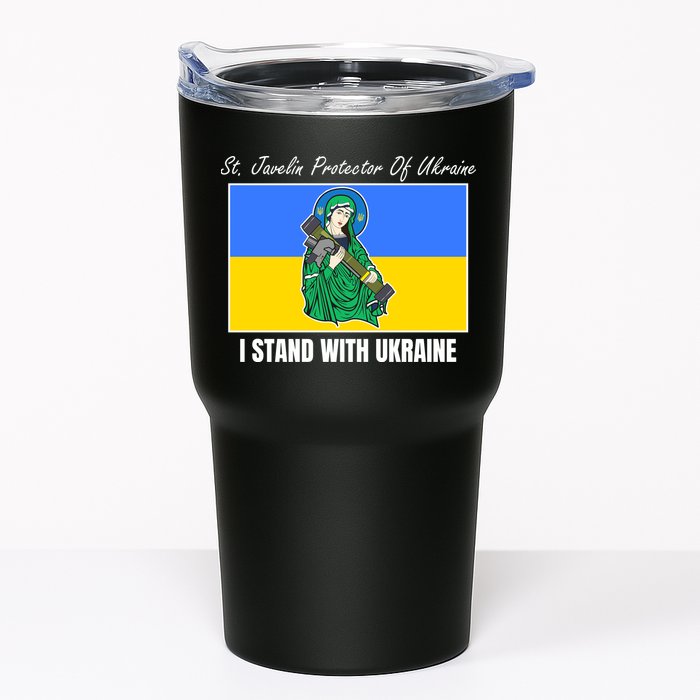St. Javelin Protector Of Ukraine I Stand With Ukraine Tumbler