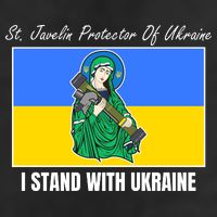 St. Javelin Protector Of Ukraine I Stand With Ukraine Microfiber Hand Towel