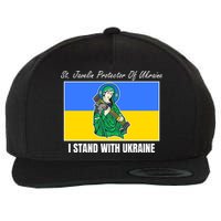 St. Javelin Protector Of Ukraine I Stand With Ukraine Wool Snapback Cap