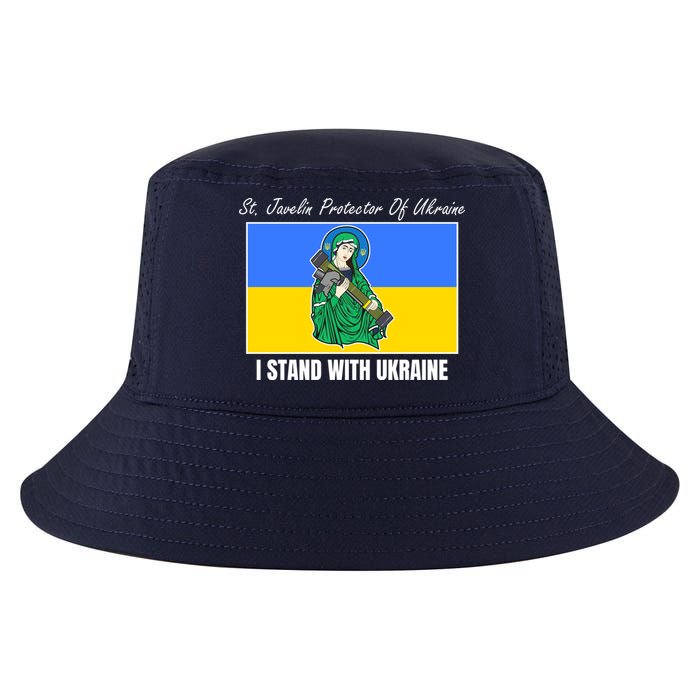 St. Javelin Protector Of Ukraine I Stand With Ukraine Cool Comfort Performance Bucket Hat