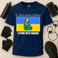 St. Javelin Protector Of Ukraine I Stand With Ukraine Performance Shirt