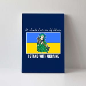 St. Javelin Protector Of Ukraine I Stand With Ukraine Canvas