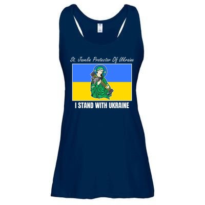 St. Javelin Protector Of Ukraine I Stand With Ukraine Ladies Essential Flowy Tank