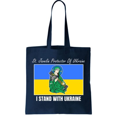 St. Javelin Protector Of Ukraine I Stand With Ukraine Tote Bag