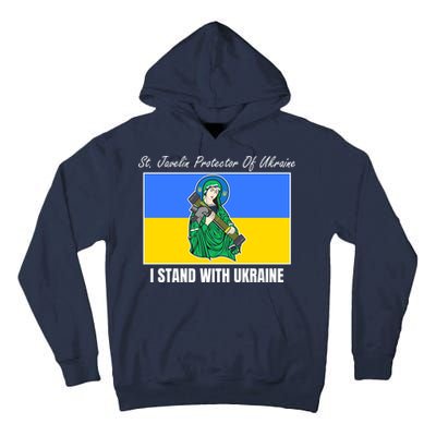 St. Javelin Protector Of Ukraine I Stand With Ukraine Tall Hoodie