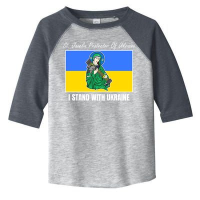 St. Javelin Protector Of Ukraine I Stand With Ukraine Toddler Fine Jersey T-Shirt