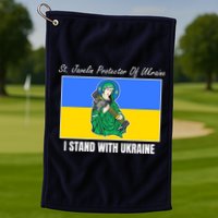 St. Javelin Protector Of Ukraine I Stand With Ukraine Golf Towel