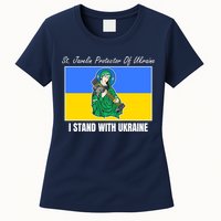 St. Javelin Protector Of Ukraine I Stand With Ukraine Womens T-Shirt