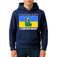 St. Javelin Protector Of Ukraine I Stand With Ukraine Kids Hoodie