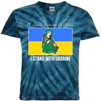 St. Javelin Protector Of Ukraine I Stand With Ukraine Kids Tie-Dye T-Shirt