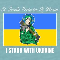 St. Javelin Protector Of Ukraine I Stand With Ukraine Sueded Cloud Jersey T-Shirt