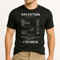 Salvation Jesus Paid It All Christian Cooling Performance Crew T-Shirt