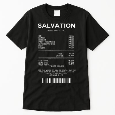 Salvation Jesus Paid It All Christian Tall T-Shirt
