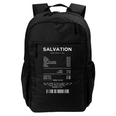 Salvation Jesus Paid It All Christian Backpack