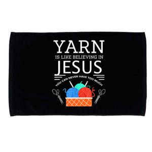 Sewing Jesus Quilting Yarn Needle Christian Microfiber Hand Towel