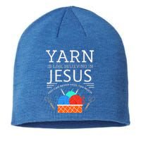 Sewing Jesus Quilting Yarn Needle Christian Sustainable Beanie