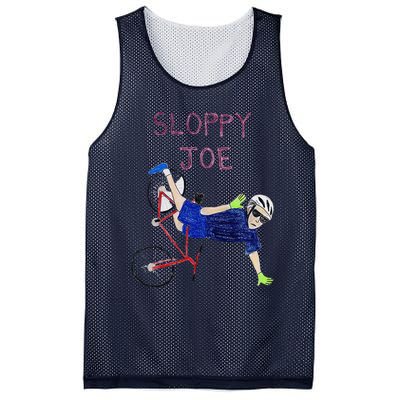 Sloppy Joe Running The Country Is Like Riding A Bike Mesh Reversible Basketball Jersey Tank