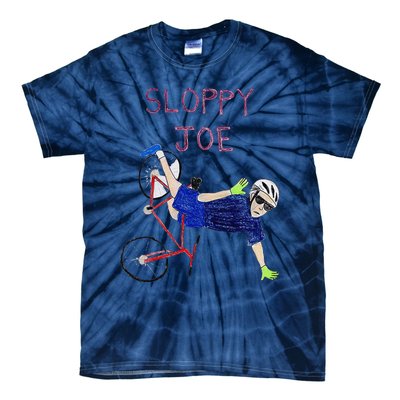 Sloppy Joe Running The Country Is Like Riding A Bike Tie-Dye T-Shirt