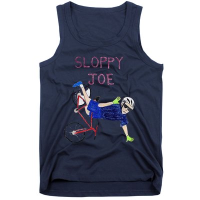 Sloppy Joe Running The Country Is Like Riding A Bike Tank Top