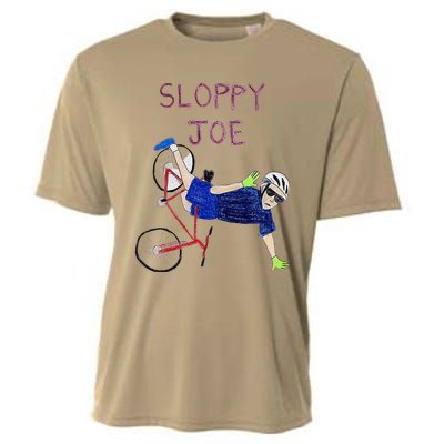 Sloppy Joe Running The Country Is Like Riding A Bike Cooling Performance Crew T-Shirt