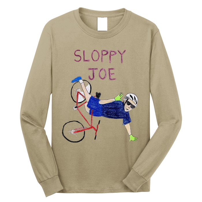 Sloppy Joe Running The Country Is Like Riding A Bike Long Sleeve Shirt