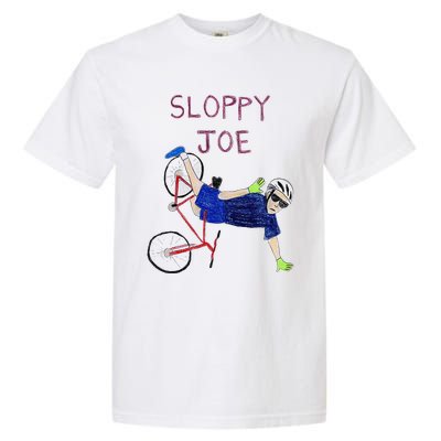 Sloppy Joe Running The Country Is Like Riding A Bike Garment-Dyed Heavyweight T-Shirt