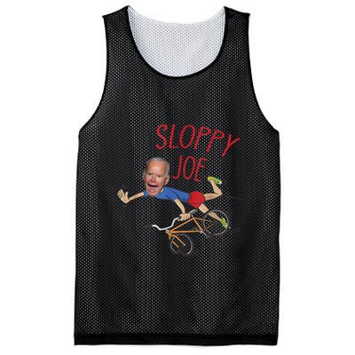 Sloppy Joe Running The Country Is Like Riding A Bike Mesh Reversible Basketball Jersey Tank