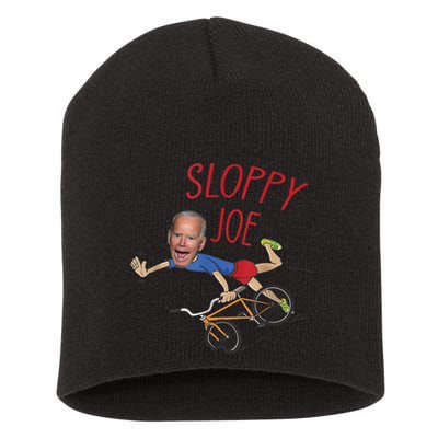 Sloppy Joe Running The Country Is Like Riding A Bike Short Acrylic Beanie