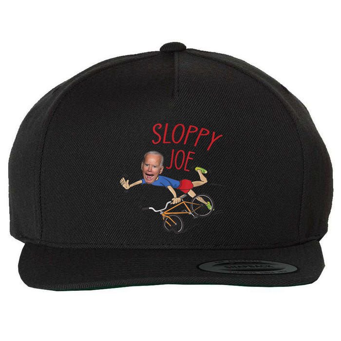Sloppy Joe Running The Country Is Like Riding A Bike Wool Snapback Cap