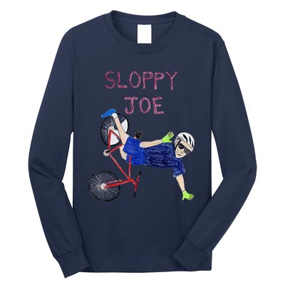 Sloppy Joe Running The Country Is Like Riding A Bike Long Sleeve Shirt