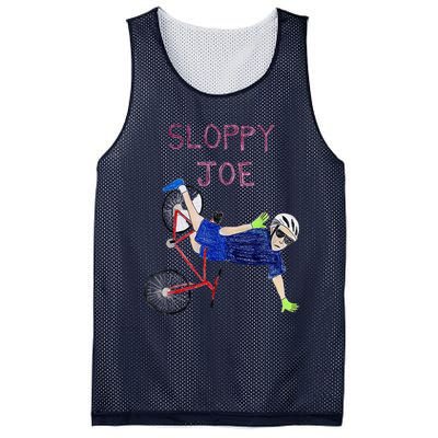 Sloppy Joe Running The Country Is Like Riding A Bike Mesh Reversible Basketball Jersey Tank