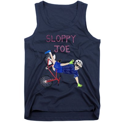 Sloppy Joe Running The Country Is Like Riding A Bike Tank Top