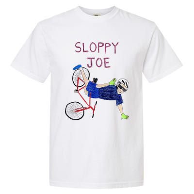 Sloppy Joe Running The Country Is Like Riding A Bike Garment-Dyed Heavyweight T-Shirt