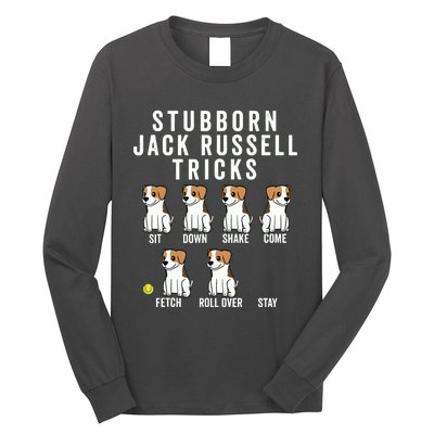 Stubborn Jack Russell Terrier Tricks Shirts Dog Gift Long Sleeve Shirt