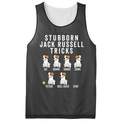 Stubborn Jack Russell Terrier Tricks Shirts Dog Gift Mesh Reversible Basketball Jersey Tank