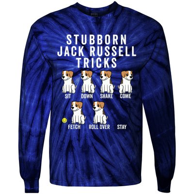 Stubborn Jack Russell Terrier Tricks Shirts Dog Gift Tie-Dye Long Sleeve Shirt