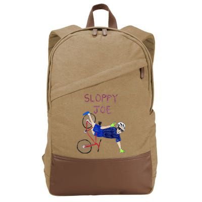 Sloppy Joe Running The Country Is Like Riding A Bike Cotton Canvas Backpack