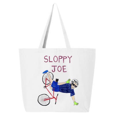 Sloppy Joe Running The Country Is Like Riding A Bike 25L Jumbo Tote