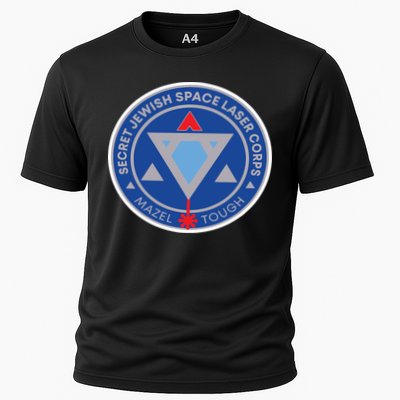 Secret Jewish Space Laser Corps Cooling Performance Crew T-Shirt