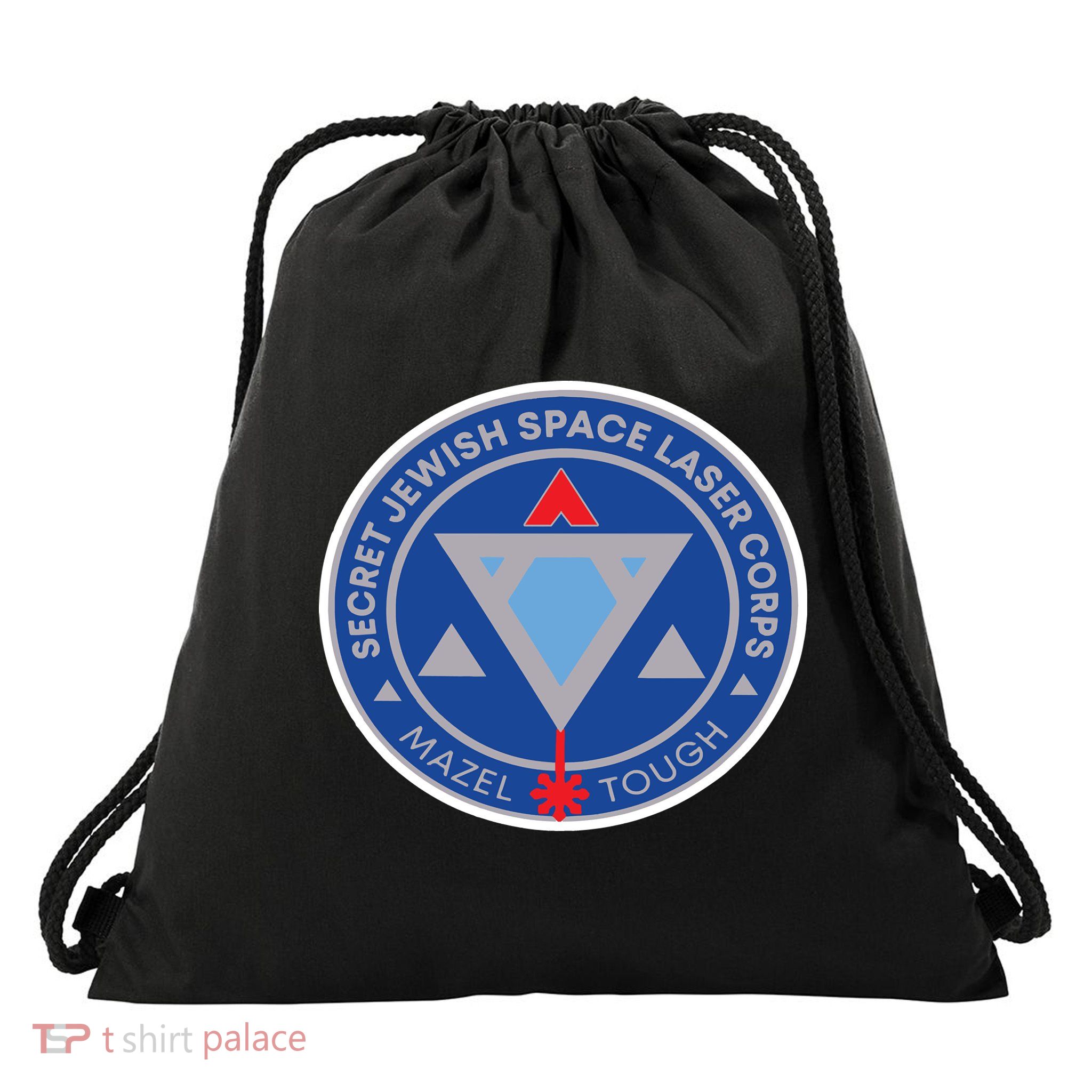 Secret Jewish Space Laser Corps Drawstring Bag