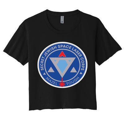 Secret Jewish Space Laser Corps Crop Top
