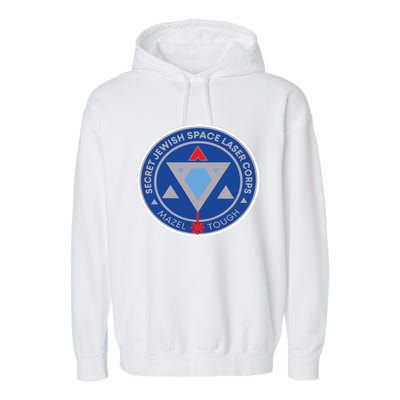 Secret Jewish Space Laser Corps Garment-Dyed Fleece Hoodie